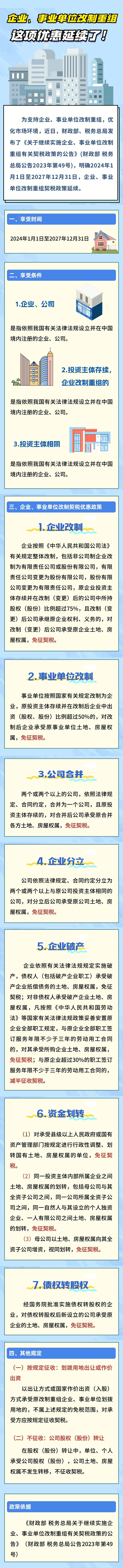 企業(yè)、事業(yè)單位改制重組，這項(xiàng)優(yōu)惠延續(xù)了