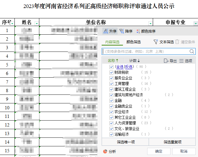 河南正高級經(jīng)濟(jì)師