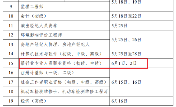 公布！24年銀行從業(yè)資格考試時(shí)間已公布！