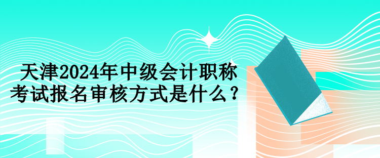 天津2024年中級會計職稱考試報名審核方式是什么？