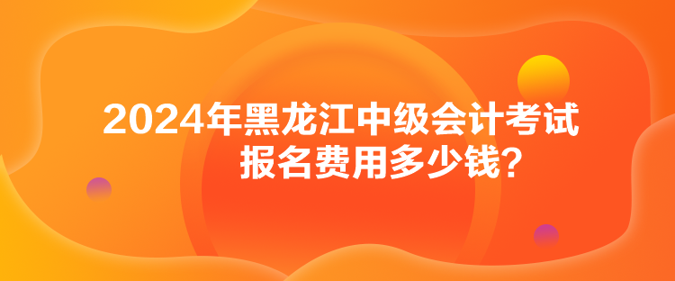 2024年黑龍江中級(jí)會(huì)計(jì)考試報(bào)名費(fèi)用多少錢？