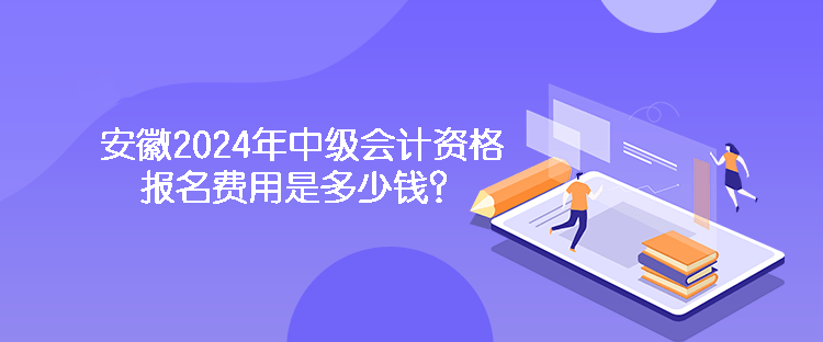 安徽2024年中級(jí)會(huì)計(jì)資格報(bào)名費(fèi)用是多少錢？