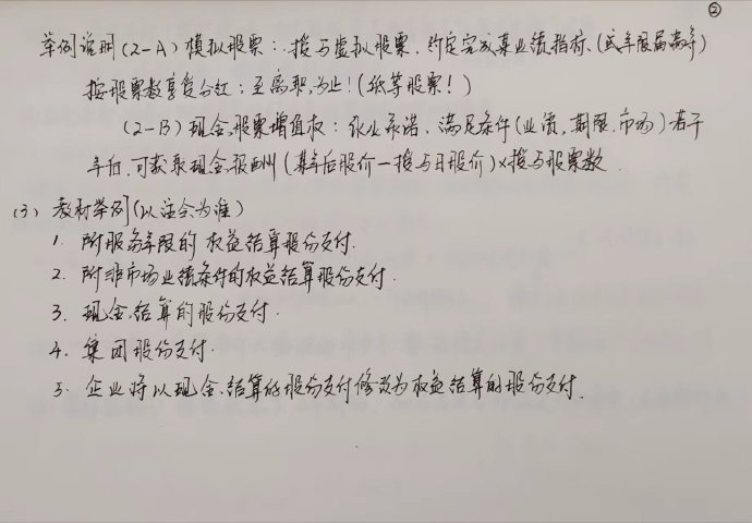 【李忠魁手寫講義】中級(jí)會(huì)計(jì)實(shí)務(wù)“股份支付”先掌握！