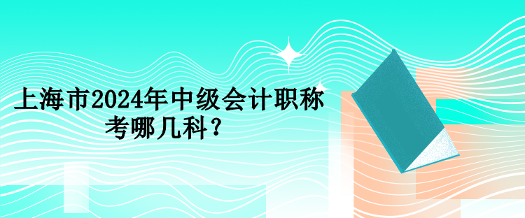 上海市2024年中級(jí)會(huì)計(jì)職稱考哪幾科？