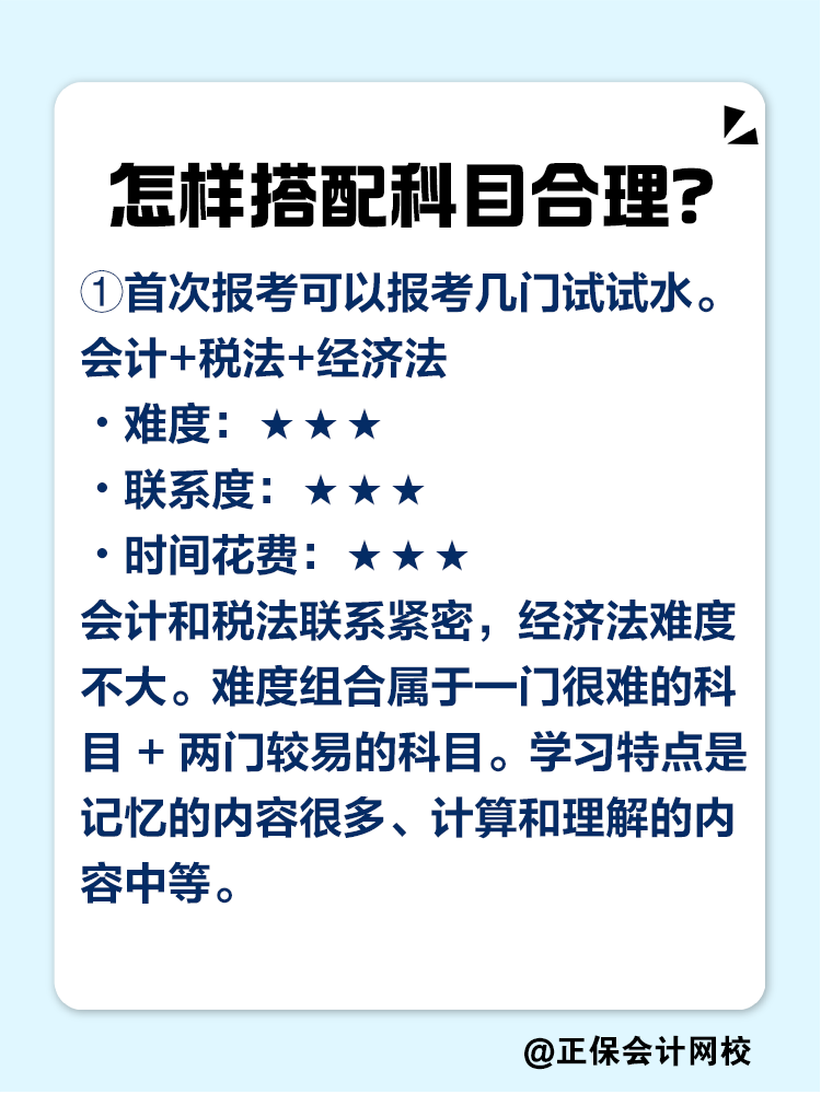 2025注會考試報幾科比較合適？科目如何搭配？